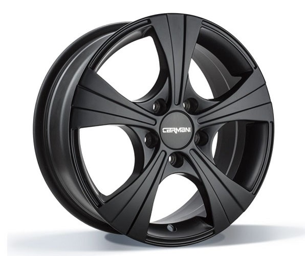 Carmani CA11 Rush 7,5x17 5x114,3 ET38 mat zwart Velgen