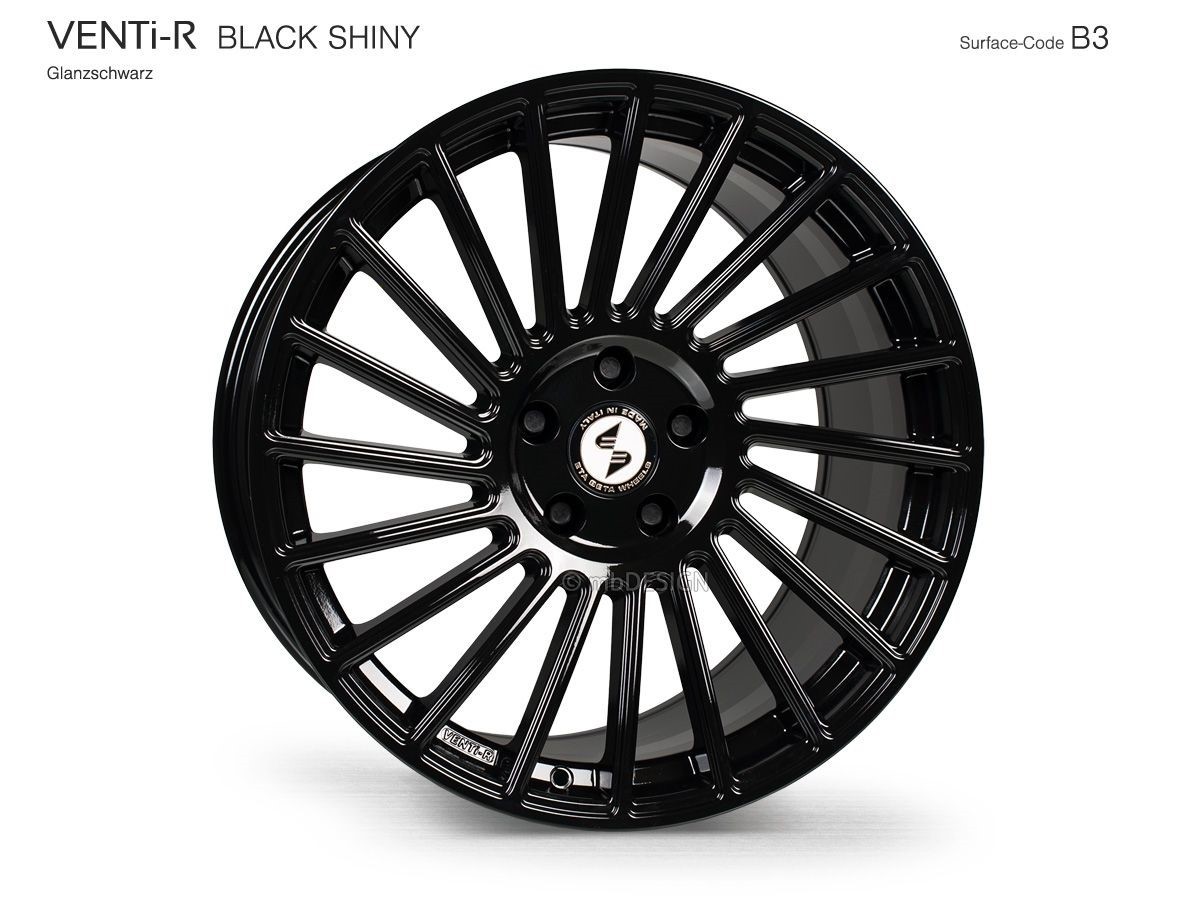 EtaBeta VENTi-R 8,5x19 5x108 ET25 Black Shiny