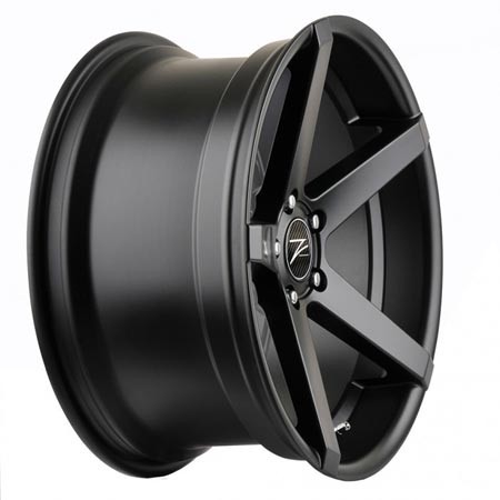 Z-Performance Six Matte Black 9x18 5x120 ET38 Velgen