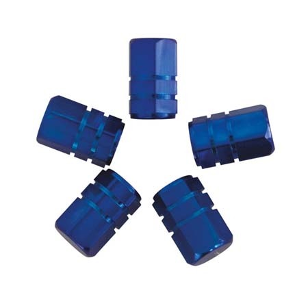 Ventieldopjes 5st zuiger blauw