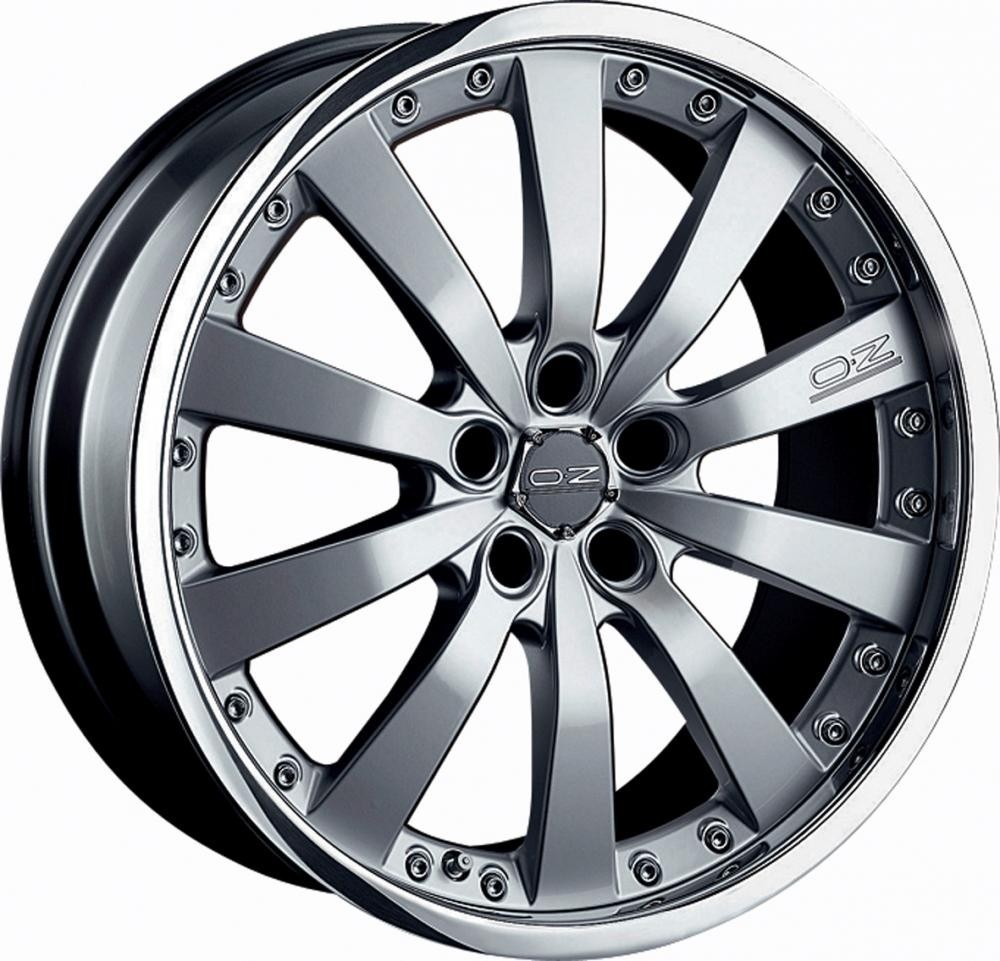 Velgen OZ Michelangelo II PL race silver 9.5x19 inch 5x112 ET36