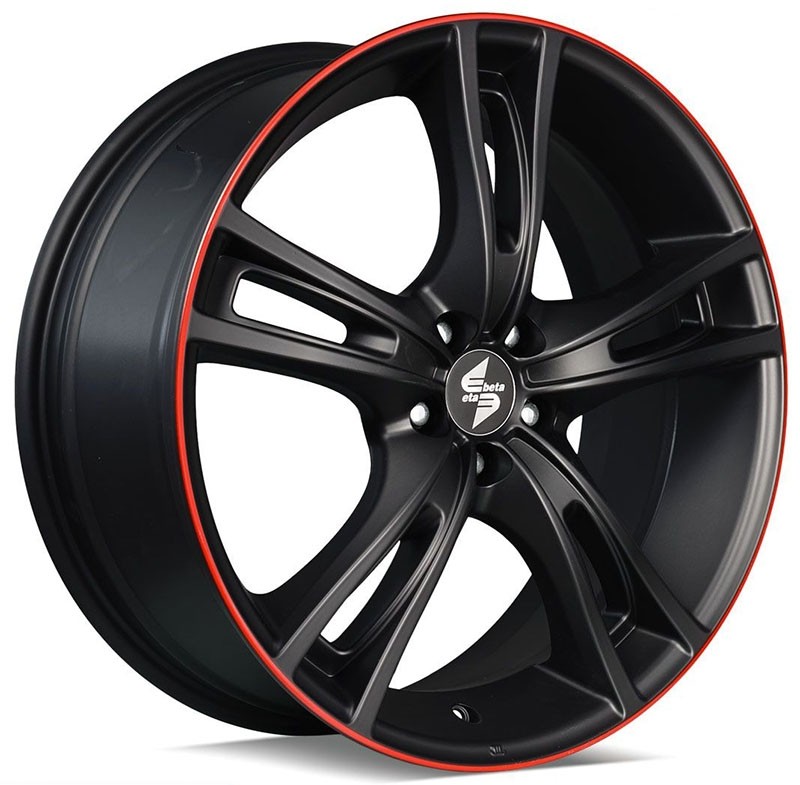 Velgen EtaBeta Rochel zwart red 10x20 5x112 ET35