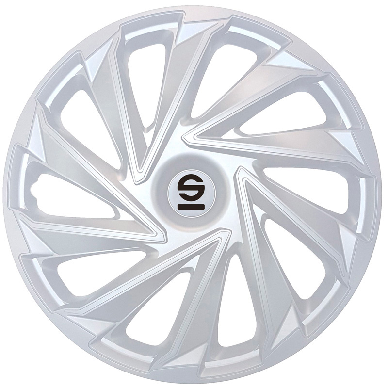 Sparco Wieldoppen Varese - 16-inch - Zilver - Set van 4 stuks