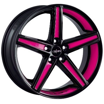 Velgen Oxigin 18 Concave pink foliert 8.5x18 inch 5x120 ET35