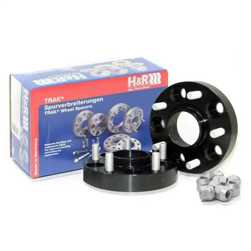 H&R Spoorverbreders 32mm 5x130 - Naaf 71,6mm - Boutmaat M14x1,5 -   Porsche - Zwart