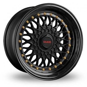 Dare DR-RS Zwart Gouden Boutjes 10x17 4x100 ET25