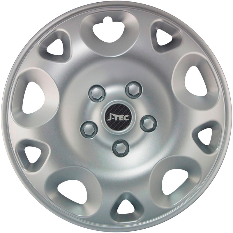J-Tec 4-Delige Wieldoppenset Stratos 16-inch zilver