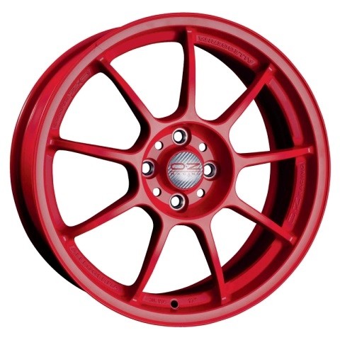 Velgen OZ Alleggerita HLT matt red 7x18 inch 5x114,3 ET45