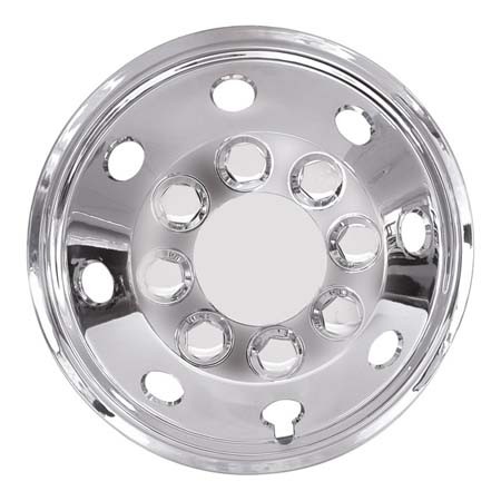 Wieldoppenset 14 chroom bol 4x
