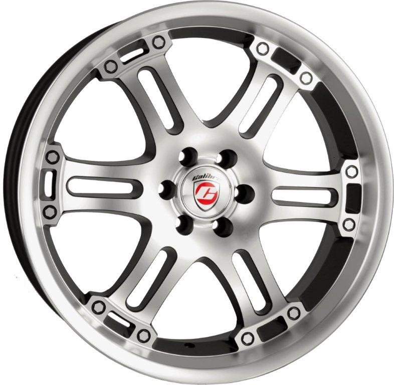 Velgen Calibre Raid 8.5x20 6x114 Black/Polished face