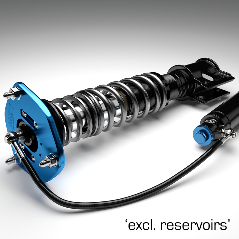 Cobra EVO-R Schroefset  BMW 3-Serie E30 Sedan (2WD) 316-325i/324D/TD (Veerpoot ø51mm) --835 1982-1991 40-80/30-60mm