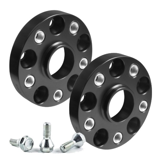 Spoorverbreders Skoda 5x112 57,1 M14x1,5 20mm zwart