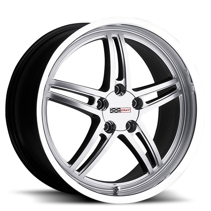Velgen Cray Scorpion 17x9 5x120,65 ET50 Zilver + Machined Rand