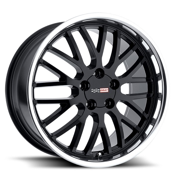 Velgen Cray Manta 20x10,5 5x120,65 ET65 Glanzend Zwart + Machine