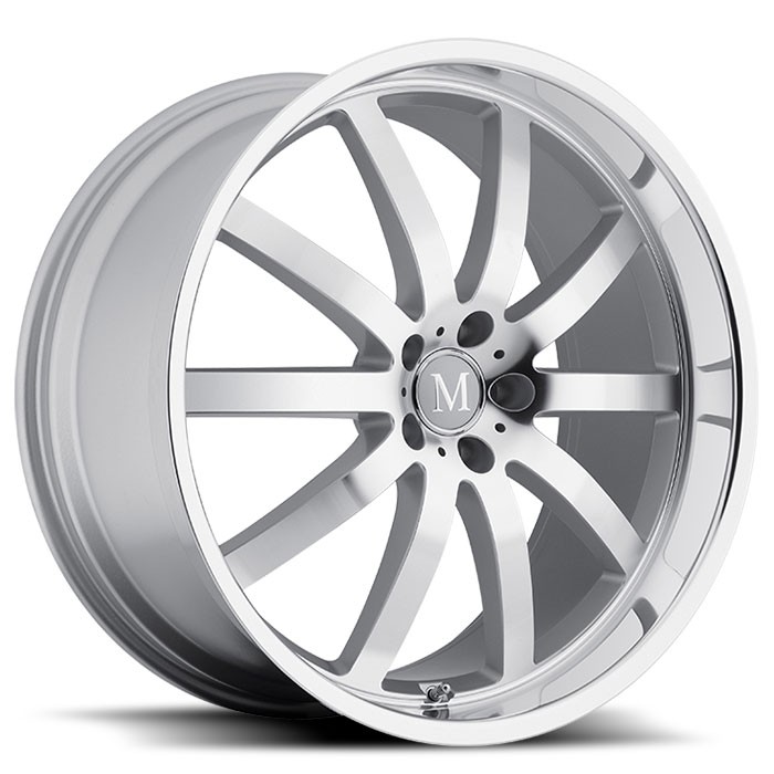 Velgen Mandrus Wilhelm 18x9,5 5x112 ET25 Zilver Machined Face &