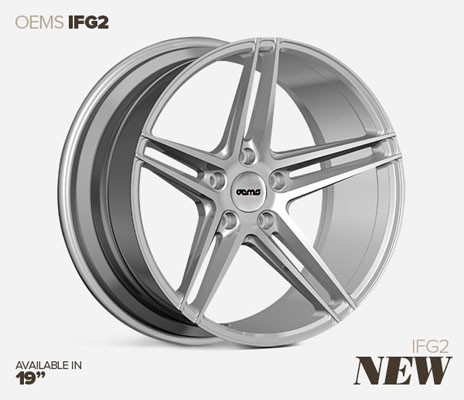 OEMS IFG 2 19X9.5 5X112 40 MACHINED SILVER VELGEN