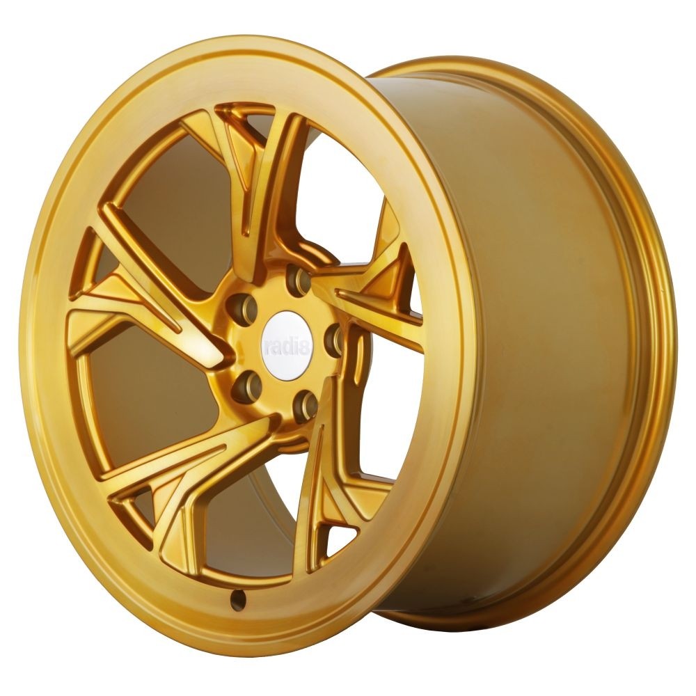 RADI8 C5 8.5/9.5x18 5x100 35 Brushed Gold 66,6 Velgen