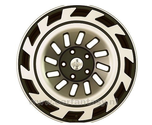 RADI8 T12 8.5x18 5x112 40 Black / Machine Face 66,6 Velgen