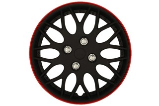 Wieldop Set Missouri 15'' Matt Black/Red Rim